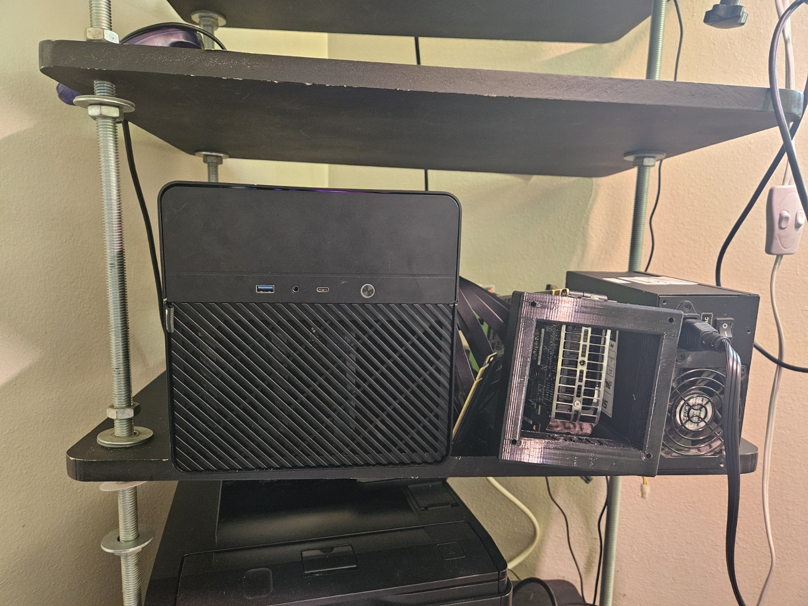 Server with Tesla K80 and it's power supply